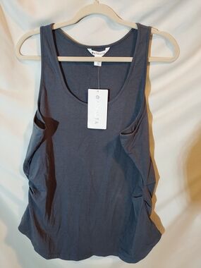 Athleta Outbound Scoop Neck Tank - Charcoal Grey - NWT - Size XL